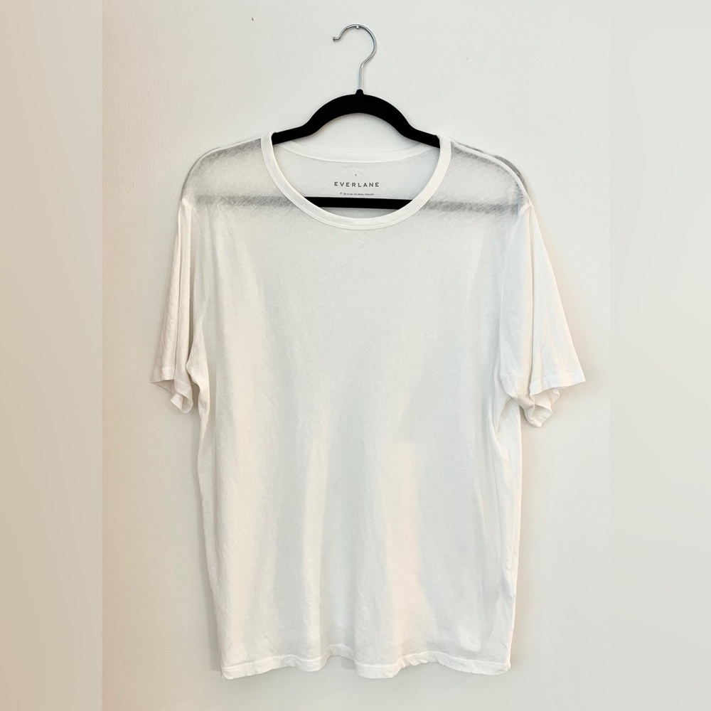 Everlane White Short Sleeve Tees Classic Cotton